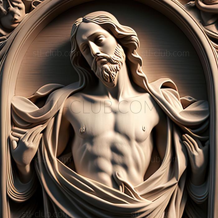 3D model st jesus (STL)